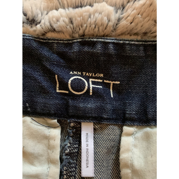 Loft trouser style denim crop pants - Picture 3 of 5